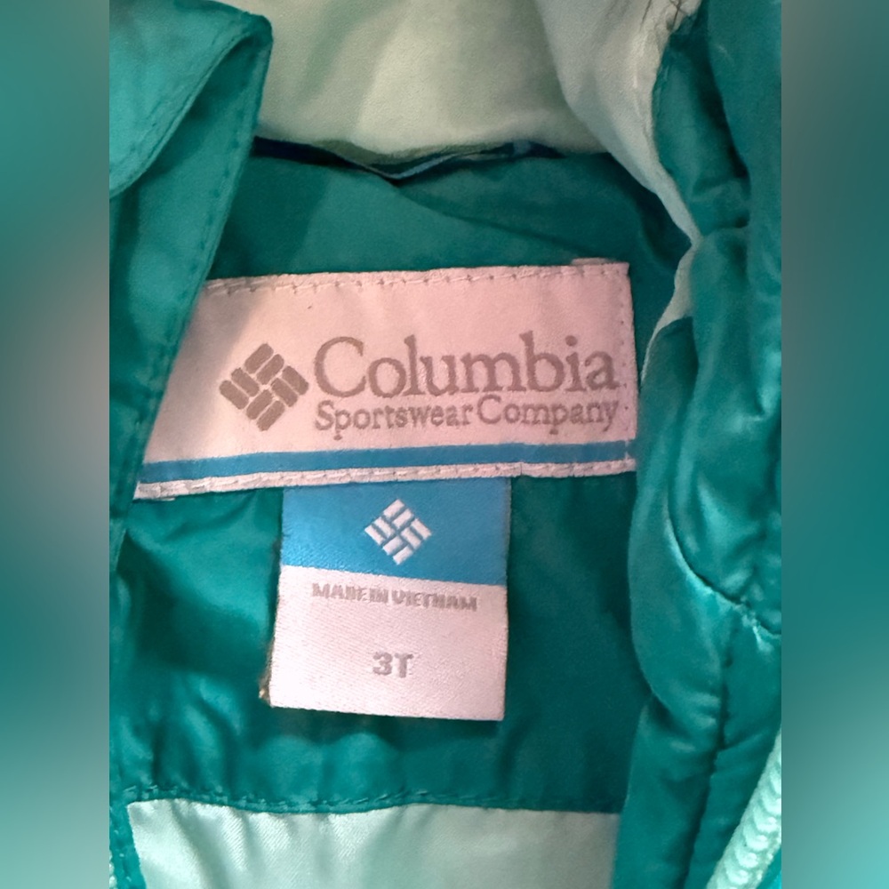 Columbia Turquoise Jacket - Picture 2 of 2